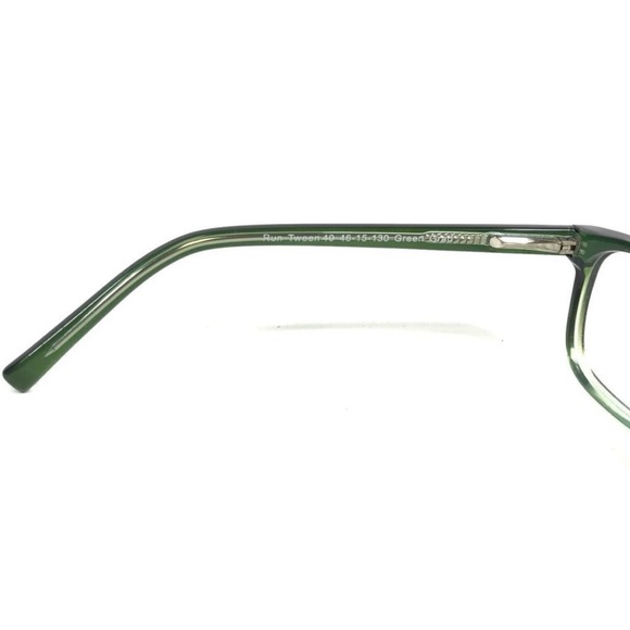 Zack & Zoe Run Tween 40 Green Kids Eyeglasses Frames Square Full Rim 46-15-130 - Picture 8 of 10